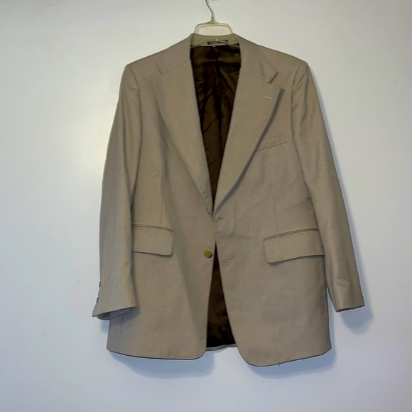 Givenchy Paris Beige Blazer Medium Sports Jacket Vintage Size 40
